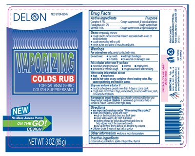 Delon Vaporizing Colds Rub 85g (Delon Vaporizing Colds Rub 85g)